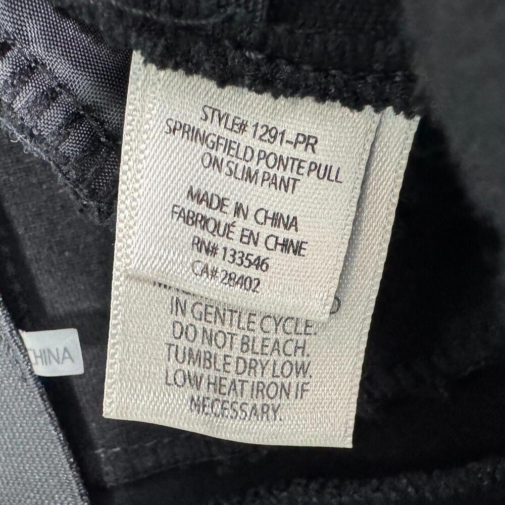 Ecru Women’s Size Small Solid Black Springfield P… - image 5